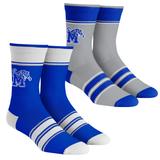 Youth Rock Em Socks Memphis Tigers Multi-Stripe 2-Pack Team Crew Sock Set