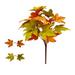 Pianpianzi Archway for Wedding Bouquet of Flowers Artificial Long Stem Roses Maple Leaf Bundle Thanksgiving Home Decoration Green Cutting Ornaments Autumn Maple Leaves