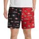 Men's Concepts Sport Scarlet/Black San Francisco 49ers Breakthrough AOP Knit Split Shorts