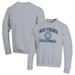 Men's Champion Heather Gray West Virginia Mountaineers Volleyball Icon Powerblend Pullover Sweatshirt