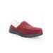 Wide Width Women's Propet Britt Slippers by Propet in Wine Red (Size 11 W)