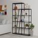 East Urban Home Pal 70.08" H x 43.3" W Etagere Bookcase in Black | 70.08 H x 43.3 W x 11.42 D in | Wayfair 9B9E677B437849668F7760286838A2F3