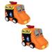 The Holiday Aisle® Taco Truck Hanging Figurine Ornament Fabric in Orange | 2.5 H x 3 W x 4.25 D in | Wayfair 1EC3DE4DFFBF45EC91476D040BA73B42