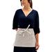 Gracie Oaks Striped Waist Apron Denim/Cotton in Brown | Wayfair 2976EDCAA4C74B49B55AE4A71B915412