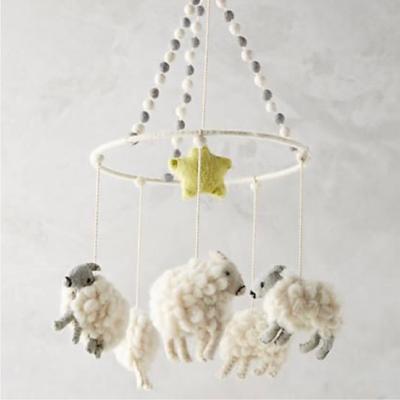 Anthropologie Accessories | Anthropologie- Sheep Mobile Without Star | Color: Cream/Gray | Size: Osbb