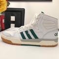 Adidas Shoes | Adidas Neo Entrap Mid White Collegiate Green Ii Sneakers Mens Size 10 | Color: Green/White | Size: 10