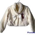 Disney Jackets & Coats | Disney Minnie White Plush Jacket | Color: White | Size: 3tg