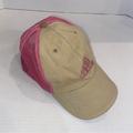 Adidas Accessories | Adidas Mesh Snapback Baseball Cap Hat Beige With Pink Mesh Climalite One Size | Color: Cream/Pink | Size: Os