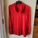 Athleta Tops | Athleta Cowlneck Athletic Top Sz S Red | Color: Red | Size: S
