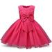 2-9Y Cute Girls Flowers Sequins Dress Birthday Princess Wedding Bridesmaid Pageant Party Prom Formal Ball Gown Dresses