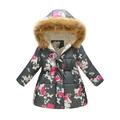 Coat Winter Thick Warm Parkas Hooded Windproof Sweatshirt