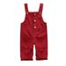 Bagilaanoe Newborn Baby Girl Boy Corduroy Jumpsuit Adjustable Strap Print Romper Overalls 6M 12M 2T 3T 4T 5T Kids Long Pants Casual Outfits