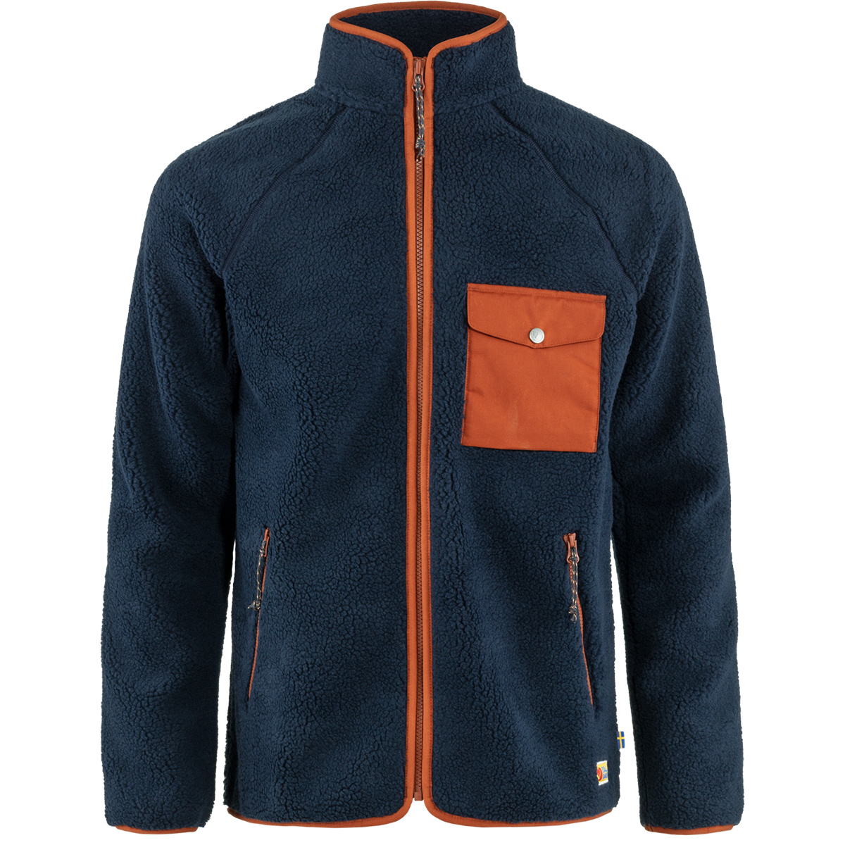 Fjällräven Herren Vardag Pile Fleece Jacke (Größe S, blau)