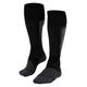 FALKE Women's SK1 Comfort W KH Wool Silk Warm Thick 1 Pair Skiing Socks, Black (Black-Mix 3010), 2.5-3.5