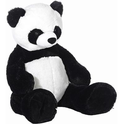 Kuscheltier HEUNEC "Panda Bär schlenkernd 100 cm" Plüschfiguren schwarz (schwarz, weiß) Kinder Kuschel- Spieltiere