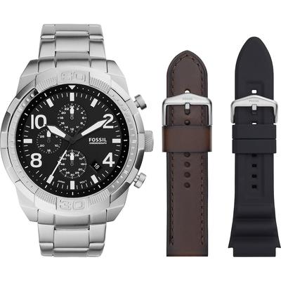 Fossil - Uhren-Set inkl. Wechselarmband Edelstahl Schmuck-Set 1 ct Herren (201.19 € / 1 ct)