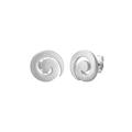 Nenalina - Spirale Swirl Basic Ohrstecker 925 Sterling Silber Ohrringe Damen