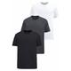 T-Shirt MAN'S WORLD Gr. 40/42 (XS), schwarz-weiß (schwarz, anthrazit, weiß) Herren Shirts T-Shirts Bestseller