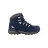 Hikingschuh JACK WOLFSKIN "REFUGIO TEXAPORE MID W", Gr. UK 3,5 - EU 36, Normalschaft, blau (schwarz, blau, grau), Main Material Second Material 100% Polyamide Lining Sole 100% Rubber/ EVA, Schuhe