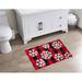 The Holiday Aisle® Eloiza Christmas Holiday Bath Rug 100% Cotton in Brown/Gray/Red | 30 H x 20 W in | Wayfair 1B76DFC9D4114920A9F441D8D1C229D1