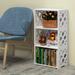 Latitude Run® 4 Tier Small Bookshelf 3 Shelf, Book Organizer Storage Open Shelf Rack, Display Shelves For Bedroom Living Room Bathroom Office | Wayfair