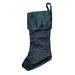 The Holiday Aisle® Christmas Stocking Polyester in Green | 19 H x 8 W in | Wayfair 3C215D6F60E84D0989676AABAAF40A0B