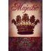 Fleur De Lis Living Majestic - Wrapped Canvas Graphic Art Metal | 48 H x 32 W x 1.25 D in | Wayfair 2C76C4572ACE4282B9162DA02169A0AB