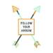 Trinx Follow Your Arrow - Wrapped Canvas Textual Art Canvas in White | 36 H x 24 W x 1.25 D in | Wayfair 6D4197393812436BB1FCA1370F638529