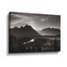 Millwood Pines Snake River Overlook Grant Teton National Park - Floater Frame Photograph on Canvas in Black/White | 12 H x 18 W x 2 D in | Wayfair