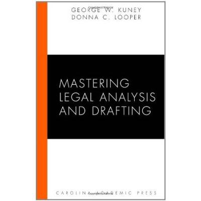 Mastering Legal Analysis And Drafting
