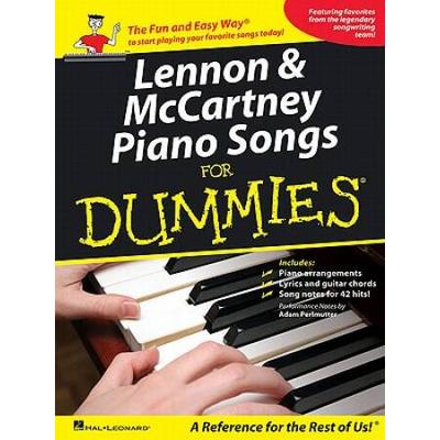 Lennon McCartney Piano Songs for Dummies