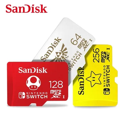 SanDisk – carte mémoire SDXC 100% originale pour Nintendo Switch SDXC 128 256 go 64 go UHS-I go
