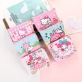 Hello Kitty-Porte-monnaie animaux de dessin animé sac en PU mélodie portefeuille mignon