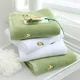 Serviette de bain brodée avocat pour femme coton visage doux absorbant maison adulte