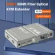 NORHDMI-Prolongateur de fibre optique KVM Transcsec HDMI USB câble SC convertisseur d'émetteur