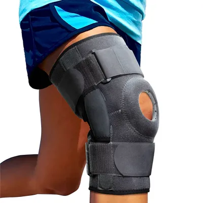 Protège-genou avec double stabilisateur latéral en métal 1 pièce Support de genou cl MCL