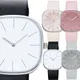 Montre à quartz carrée simple pour couple montres pour femmes grand cadran cadeau d'été pour