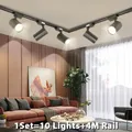 Spot Lumineux LED sur Rail au Design Moderne Éclairage d'Nik Luminaire Décoratif de Plafond Idéal