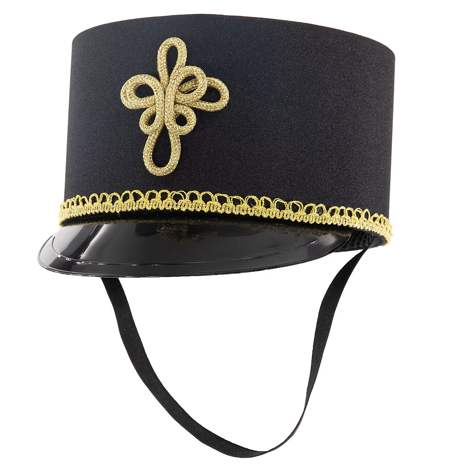 buttinette Kinder-Funkenhut Uniform, schwarz/gold Image