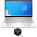 HP ENVY 13 Home/Business Laptop (Intel i5-1135G7 4-Core 13.3in 60Hz Full HD (1920x1080) Intel Iris Xe 8GB RAM 2TB m.2 SATA SSD Backlit KB Win 10 Pro) with 120W G4 Dock