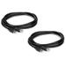 2x 15 USB 2.0 A Male to B Male Universal Serial Bus Cable