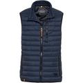 Steppweste CAMEL ACTIVE Gr. 58, blau (night blue) Herren Westen Steppwesten