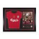Steven Gerrard Official Liverpool FC Signed 2005 Home Shirt: Istanbul Edition - Framed