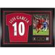 "Luis Garcia Official Liverpool FC Signed 2005 Home Shirt: Istanbul Edition - Framed"