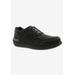 Men's Miles Casual Shoes by Drew in Black Nubuck Leather (Size 11 4W)