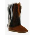 Wide Width Women's Hype Boots by Bellini in Brown Multi (Size 7 W)