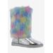 Women's Hype Boots by Bellini in Silver Multi (Size 9 1/2 M)