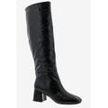 Women's Remi Boots by Bellini in Black Crinkle Metallic (Size 6 M)