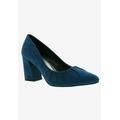 Wide Width Women's Vinny Pump by Bellini in Teal Microsuede (Size 10 W)