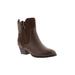 Wide Width Women's Reese Booties by Ros Hommerson in Brown (Size 12 W)